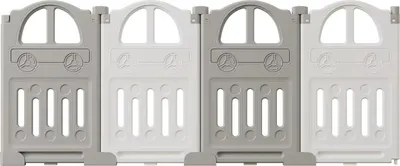 Produktbild von Baby Laufstall Erweiterungsplatten, erweiterbares Design, sichere Verbindungen, 4 Erweiterungsplatten