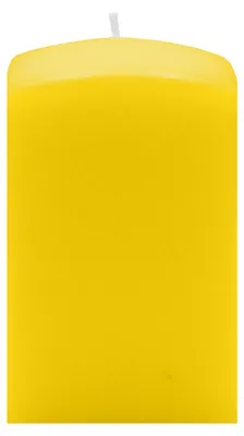 Produktbild von Quader Kerzen Citron Gelb 12 x Ø 6/6 cm, 16 Stück