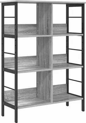 Image de Étagère Gris Sonoma 82 x 32 x 112 cm Bois d'ingénierie