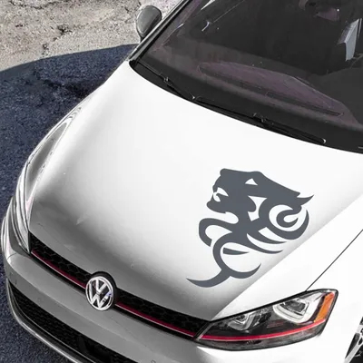 Produktbild von Aufkleber - Autoaufkleber "TigerTribal" 40cm x 28cm anthrazit - Tuning Carystyling Heckscheibe Auto