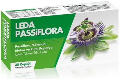 Zdjęcie produktu dla Ledapharma Passiflora 30 kapsułek | Środek uspokajający i nasenny