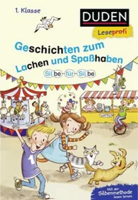 Obrázok produktu pre Duden Leseprofi - Silbe für Silbe: Geschichten zum Lachen und Spaßhaben, 1. Klasse