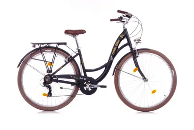 Produktbild von Cityrad Bella 2 – 28 Zoll Damen Hollandrad mit Shimano 7-Gang - Schwarz