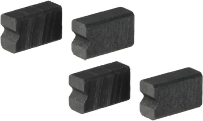 Produktbild von vhbw 4x Kohlebürste 6,25 x 4 x 10 mm kompatibel mit Bosch TKN68E751, TKN68E750 Kaffeemaschine, Mahlwerk, Mahlwerksmotoren