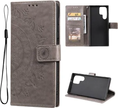 Produktbild von Hülle für Samsung Galaxy S22 Ultra Handyhülle Flip Case Cover Tasche Mandala