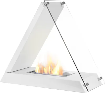 Produktbild von Moritz Ethanol Kamin Standkamin I Tischkamin 62 x 72 x 30 cm weiß I 1,5 Liter Brenner I Bioethanol Kamin I Ethanol Kaminofen Indoor Outdoor I Innen Außen I Bioethanol Brenner I Brennertopf