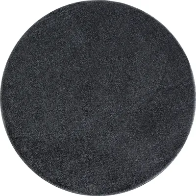 Produktbild von Kurzflor Teppich ATA Grau 200 cm Rund