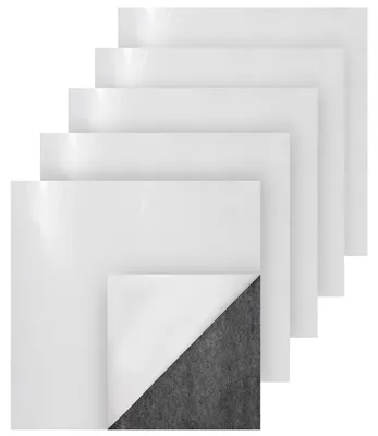 Produktbild von Filz 5m x 100cm, Filzstoff selbstklebend Grau 2,5mm Bastelfilz Rolle Meterware Möbelgleiter Schubladeneinlage Kratzschutz
