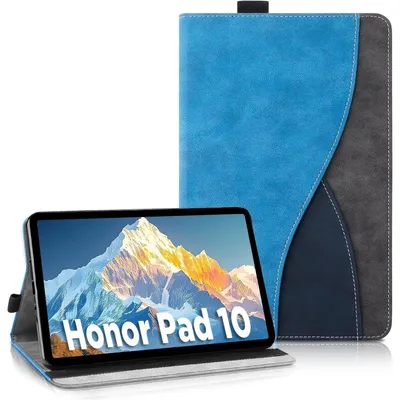 Productafbeelding van Beschermhoes voor Honor Pad 10 (12,1 inch, 2025) tablet - Ultradun, blauw, met portemonnee en standfunctie