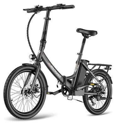 Obrázek produktu pro Elektrokolo F20 Light – skládací kolo do města – bezkartáčový motor 250 W – lithiová baterie 36 V, 20 Ah – dojezd přes 60 km – dvojité kotoučové brzdy – barva Gunmetal Black