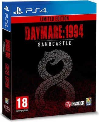 Image de Playstation Games Ps4 Daymare 1994 Sandcastle Limited Edition Rot PAL Rot PAL