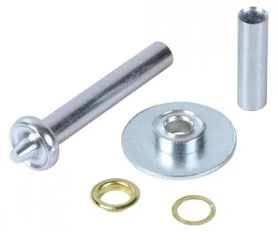 Image de Emporte-Pièces et 30 Oeillets Métalliques - Pratique et Complet - Idéal pour Créations Manuelles - D-Work