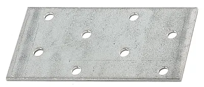 Immagine prodotto di Alberts 839017 Connettore piatto, zincato sendzimir, 80 x 40 x 2,0 mm, set da 25