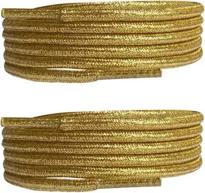 Produktbild von Glitzerschnürsenkel - Gold - Rund - 140 cm