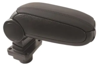 Produktbild von Neue Mittelarmlehne/Armlehnenbox für Skoda Fabia MK1 (1999–2007) mit schwarzem Lederbezug
