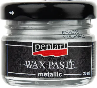 Immagine prodotto di PENTART - Pasta di cera Pasta di cera argento metallizzato 20 ml