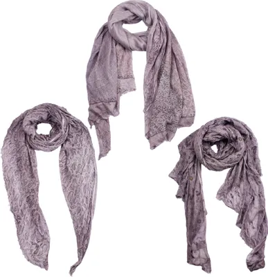 Produktbild von Sunsa Damen Schal/Herren Tuch Winter Halstuch Herrenschal XXL Tücher Geschenkideen Frauen/Männer 3er Set Pashmina Schultertuch Winterschal