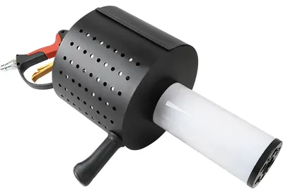 Zdjęcie produktu dla Wyrzutnia konfetti, oświetlenie LED, sterowanie ręczne, BIAŁY