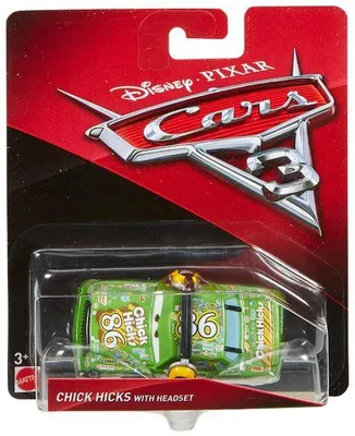 Produktbild von MATTEL DXV48 Disney Cars 3 Die-Cast Chick Hicks mit Headset