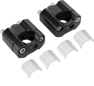 Obrázek produktu pro Pár adaptérů 22 mm/28 mm 1/8in 7/8 palce na řídítka motocyklu CNC hliníková slitina