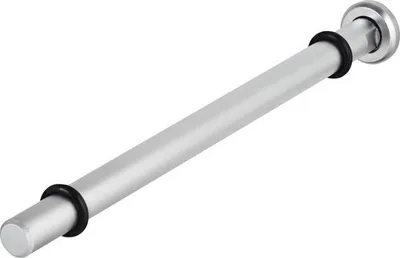 Produktbild von Regalträger Atlas Ø 12 x 200 mm silber, 2 Stück