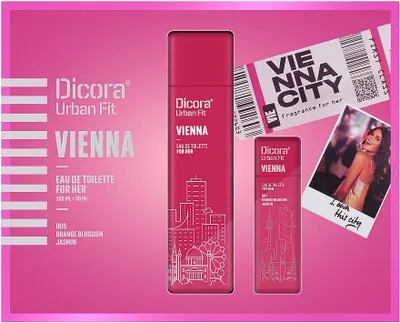 Produktbild von Dicora Urban Fit Geschenkset Wien Eau de Toilette für Sie 100ml+30ml