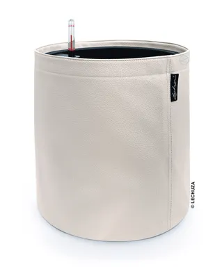 Produktbild von LECHUZA-Pflanzgefäß TRENDCOVER 32 Creme mit Bewässerungssystem | Ø 32 cm × 33 cm | 14194