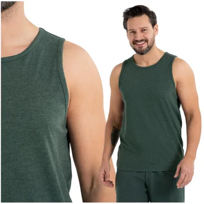 Immagine prodotto di Canotta da uomo Moraj senza maniche – Verde scuro, taglia 3XL, comoda