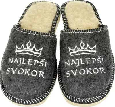 Obrázok produktu pre Pánske sivé papuče NAJ SVOKOR