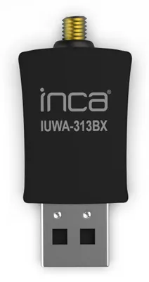 Productafbeelding van INCA IUWA-313BX INCA WL-USB Adapter IUWA-313BX 5dBi, 2,4GHz, 300Mbps, WL-N retail