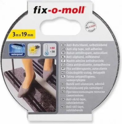 Obrázek produktu pro Protiskluzová páska černá 19 mm fix-o-moll