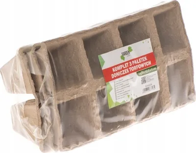 Produktbild von Torfbehälter für die Aufzucht 24,5 x 12,5 x 6 cm – 3 Platten pro Packung