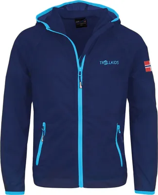 Produktbild von Trollkids Kinder Wasserdichte Jacke Marine 909-110 Grösse 104