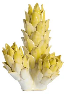 Image de Vase bleu en céramique raffiné Light & Living Carciofo