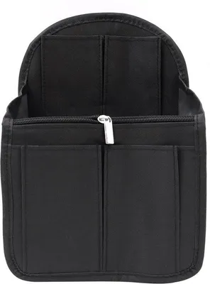 Produktbild von Schwarze Nylon-Taschenorganizer 20x28x12cm Aufbewahrungsbox