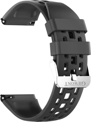 Obrázok produktu pre Remienok Na Inteligentné Hodinky Giewont Gw440 Silicone Black Gwp440-1