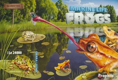 Produktbild von Briefmarken Sierra Leone 2016 Mi Block 939 (kompl. Ausg.) postfrisch Frösche