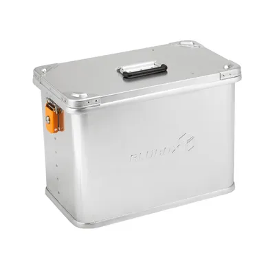 Immagine prodotto di ALUBOX® valigia per moto 41L - box in alluminio impermeabile con serratura e angoli impilabili