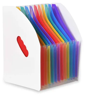 Produktbild von Dokumentenablage mit 13 Fächern für den Schreibtisch, im A4-Format