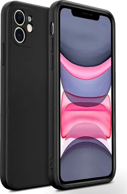 Produktbild von iPhone 11 Hülle, LaimTop Slim Liquid Silikon Gel Gummi Stoßfest Anti-Scratch Schutzhülle für iPhone 11 Schwarz