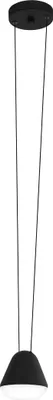Produktbild von EGLO Pendelleuchte Palbieta, 1 flammige Hängelampe Industrial, Hängeleuchte aus Stahl und Kunststoff, Esstischlampe, Wohnzimmerlampe hängend mit GU10