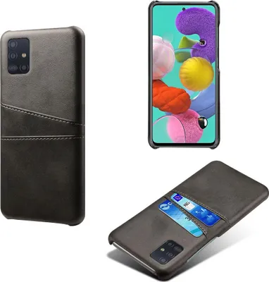 Produktbild von Samsung Galaxy A51 Hülle - Coverup Kartenfach Back Cover - Schwarz