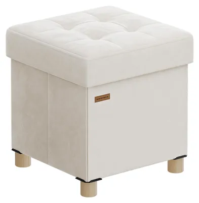 Produktbild von SONGMICS Sitzbank mit Stauraum, Hocker faltbar, 37 L, 38 x 38 x 40 cm