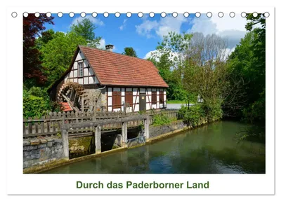 Produktbild von Durch das Paderborner Land (Tischkalender 2027 DIN A5 quer), CALVENDO Monatskalender