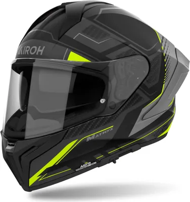 Zdjęcie produktu dla Kask AIROH Matryx Rocket Yellow Black Grey Matt rozmiar M