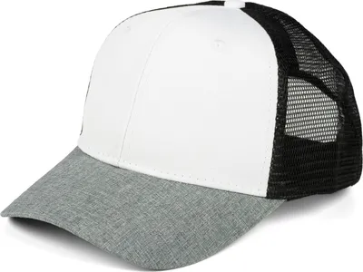 Produktbild von styleBREAKER Uni 6-Panel Snapback Cap meliert mit Mesh Einsatz hinten, Baseball Cap, Basecap, verstellbar 04023079