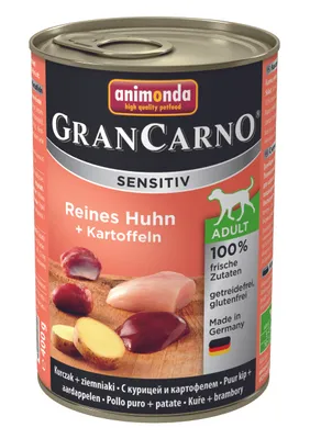 Produktbild von Animonda GranCarno Sensitiv Huhn + Kartoffeln