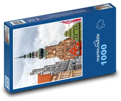 Obrázek produktu pro Puzzle 1000 Greifswald - Historické město - martinpuzzle