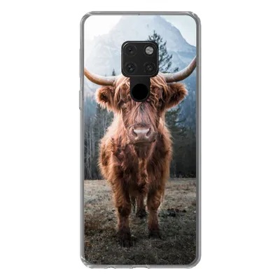 Produktbild von MuchoWow® Handyhülle Schutzhülle Hülle für Huawei P40 Lite Schottischer Highlander - Berg - Tier Silikon Softcase Handy Hülle - Handy