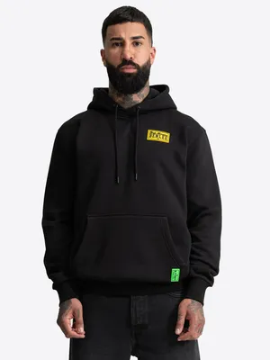 Produktbild von Herren Kapuzensweatshirt normale Passform MPUNKT HOODIE Black/Red M BENLEE